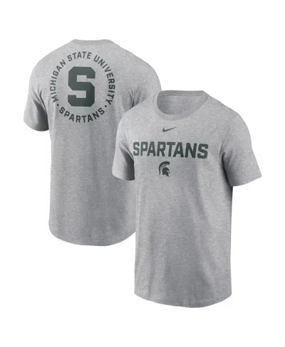 Nike Ash Michigan State Spartans 2025 Sideline Velocity Performance T-shirt In Gray