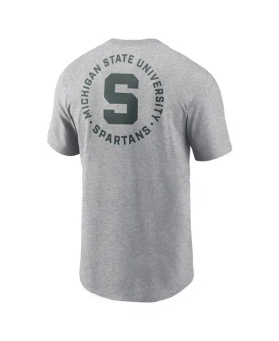 Nike Ash Michigan State Spartans 2025 Sideline Velocity Performance T-shirt In Gray
