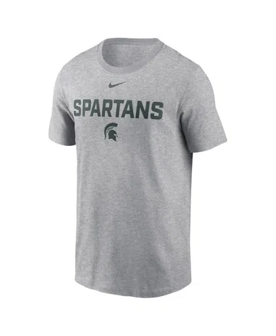 Nike Ash Michigan State Spartans 2025 Sideline Velocity Performance T-shirt In Gray