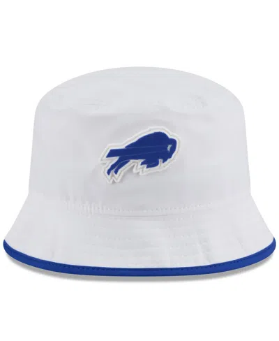New Era Men's White Buffalo Bills 2025 Nfl Training Camp Stretch Bucket Hat