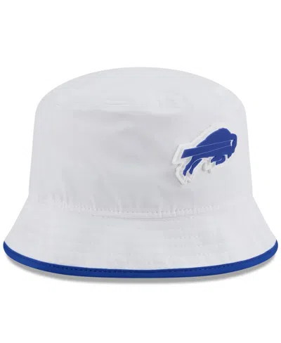 New Era Men's White Buffalo Bills 2025 Nfl Training Camp Stretch Bucket Hat