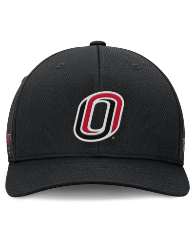 Top Of The World Men's Black Nebraska Omaha Mavericks Reflex Performance Flex Hat