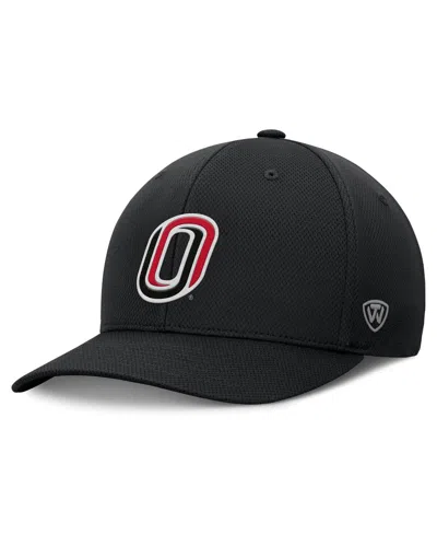 Top Of The World Men's Black Nebraska Omaha Mavericks Reflex Performance Flex Hat