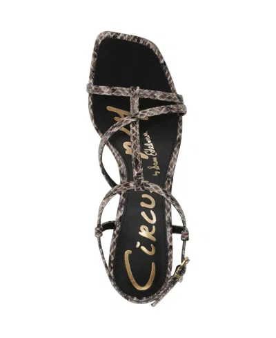 Circus Ny By Sam Edelman Women's Jaida Strappy Mid-heel Dress Sandals