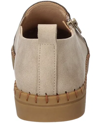 Easy Street Astoria Womens Round Closed Toe Slip-on Shoe In Brown