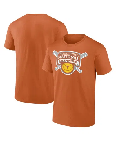 Fanatics Men's Texas Orange Texas Longhorns 2025 Ncaa Softball Women's College World Series Champions T-shirt