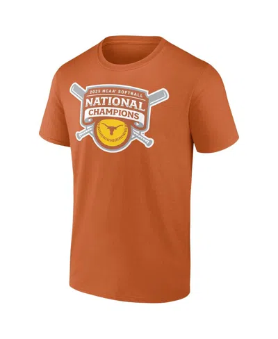 Fanatics Men's Texas Orange Texas Longhorns 2025 Ncaa Softball Women's College World Series Champions T-shirt