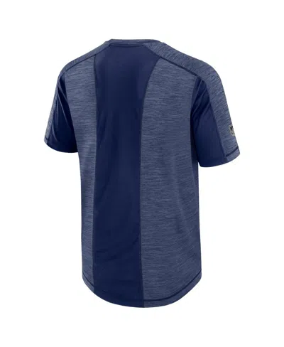 Fanatics Men'sâ Heather Navy Washington Capitals Authentic Pro Rink Performance T-shirt In Blue