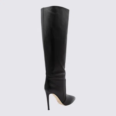 Paris Texas Black Leather Boots