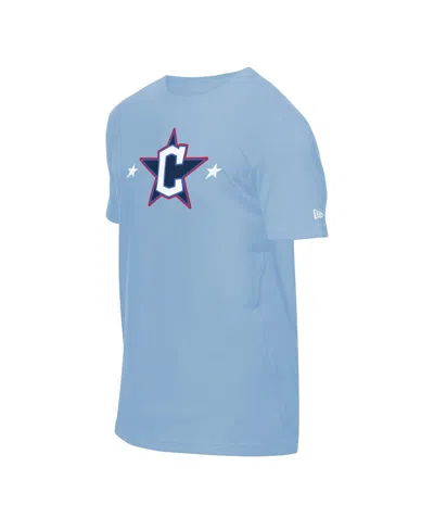 New Era Men's Light Blue Chicago Cubs 2025 Mlb All-star Game Workout T-shirt In Blue