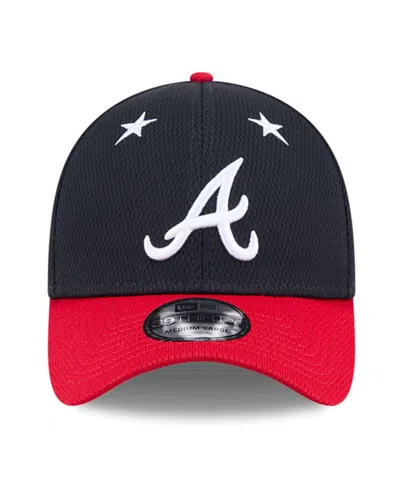 New Era Men's Navy/red Atlanta Braves 2025 Mlb All-star Game 39thirty Flex Hat