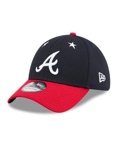 New Era Men's Navy/red Atlanta Braves 2025 Mlb All-star Game 39thirty Flex Hat