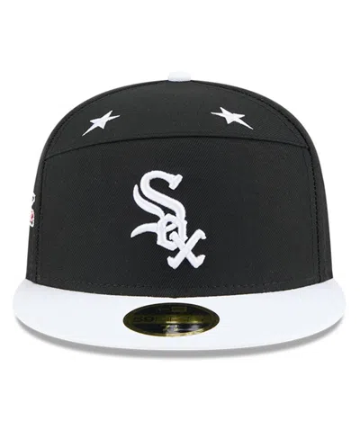 New Era Men's Black/white Chicago White Sox 2025 Mlb All-star Game Side Patch 59fifty Fitted Hat