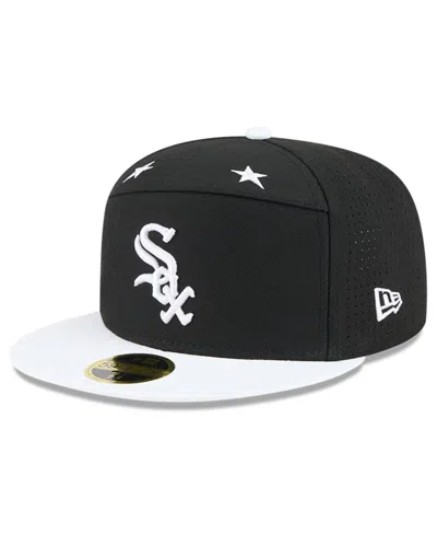New Era Men's Black/white Chicago White Sox 2025 Mlb All-star Game Side Patch 59fifty Fitted Hat