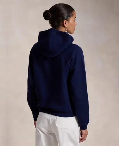 Polo Ralph Lauren Textured Cable Knit Cotton Sweatshirt With Zip Fastening