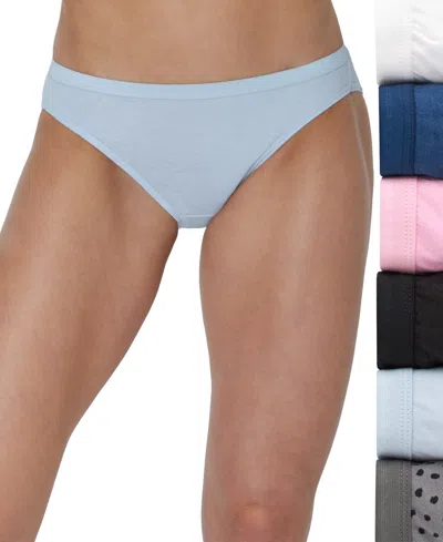 Hanes Women's 6-pk. Ultimate Breathable Cotton Bikini Underwear 42h6cc