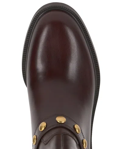 Vince Camuto Amais Moto Boot In Burgundy