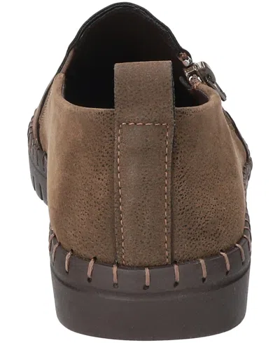 Easy Street Astoria Womens Round Closed Toe Slip-on Shoe In Brown