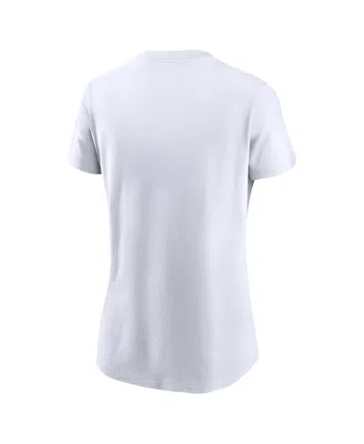 Nike Women's White San Francisco 49ers Primary Logo T-shirt In White