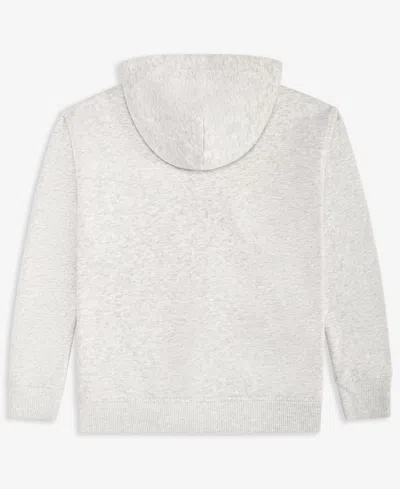 Abercrombie Boys Essential Full Zip Hoodie In Gray
