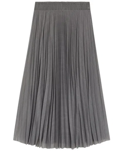 Hugo Boss Lined Tulle Skirt With Plissé Pleats