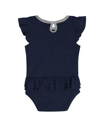Outerstuff Newborn 2-pack New York Yankees Cutie Ball Bodysuit Set In Blue