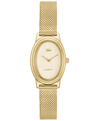 Lacoste Parisienne Mesh Strap Watch, 30mm X 22mm In Gold