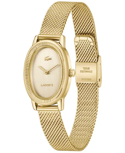 Lacoste Parisienne Mesh Strap Watch, 30mm X 22mm In Gold