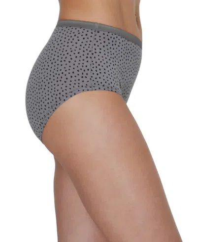 Hanes Ultimate 6-pack Breathable Cotton Brief Underwear 40h6cc In Gray