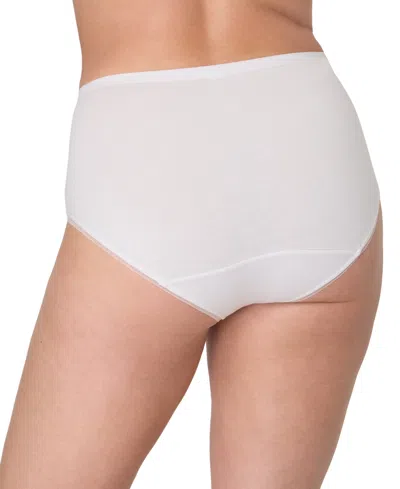 Bali Women's Lux Cotton Essentials Brief Underwear Dflebf