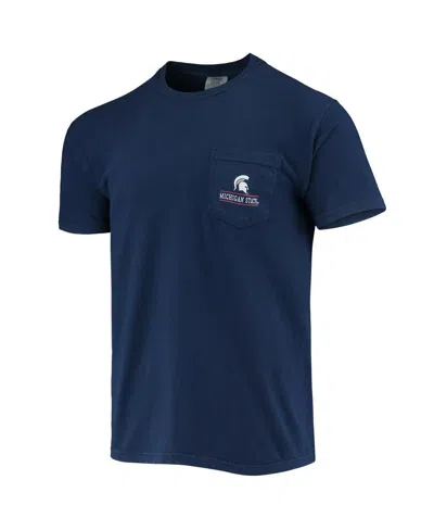 Image One Men's Navy Army Black Knights Campus Americana T-shirt In Blue