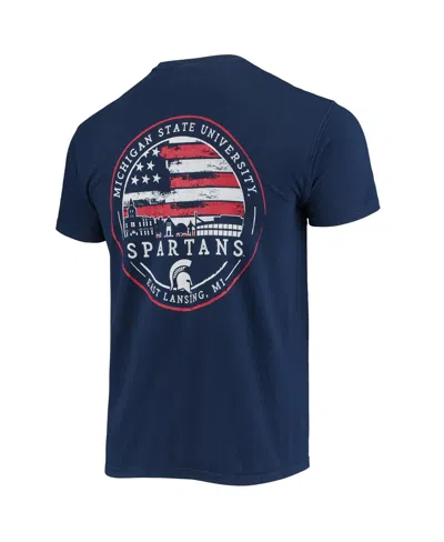 Image One Men's Navy Army Black Knights Campus Americana T-shirt In Blue