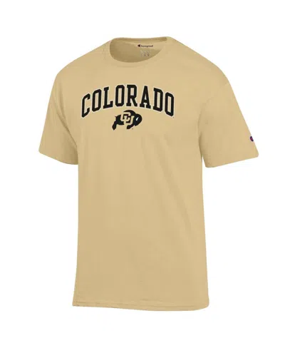 Champion Men'sâ Vegas Gold Colorado Buffaloes Arched Logo T-shirt In Brown