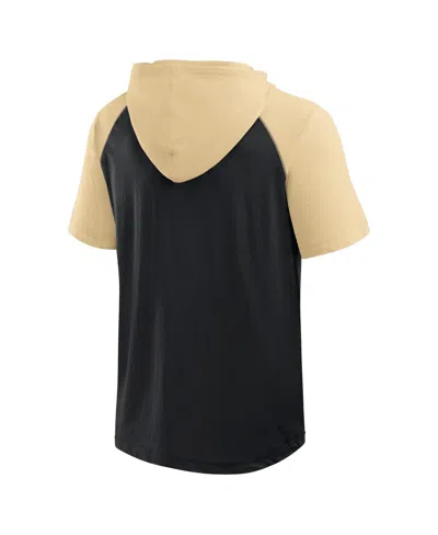 Logo Athletic Men's Black New Orleans Saints Prime Hoodie T-shirt