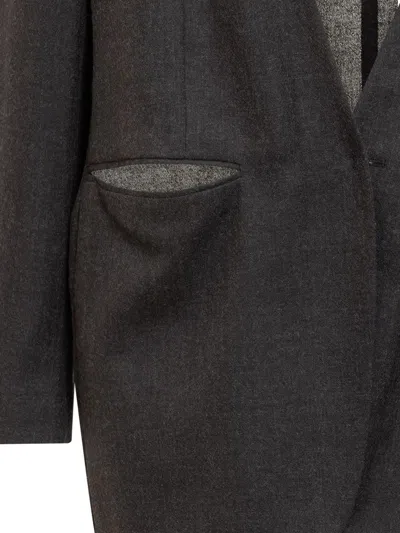 Alberta Ferretti Jacket In Gray