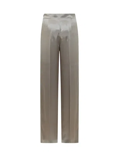 Alberta Ferretti Pants In Gray