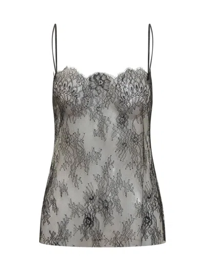 Alberta Ferretti Alberta Ferreti Top In Black