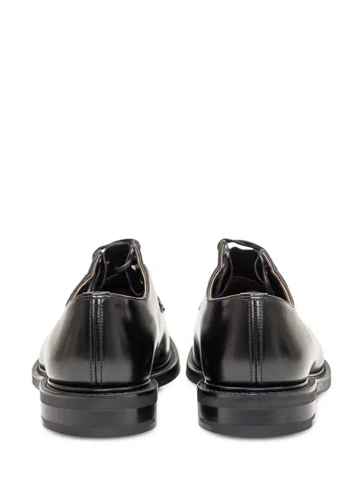 Church's Black Leather Lace Up Shoes In Black