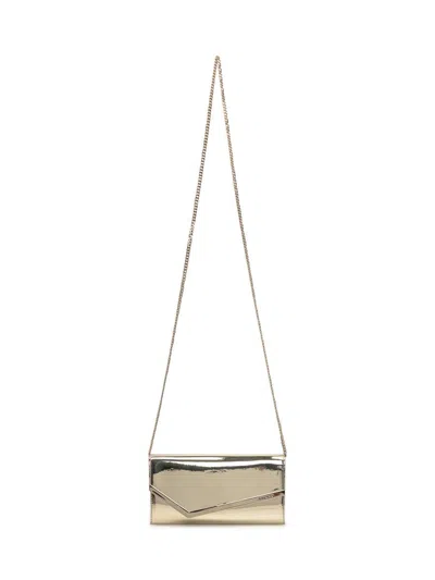 Jimmy Choo Emmie Clutch In Gold