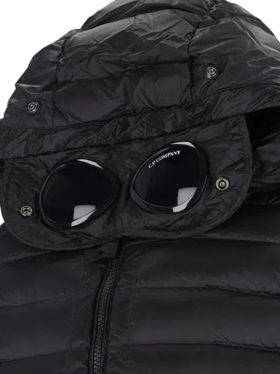C.p. Company Quilted Puffer Gilet - Black In Black