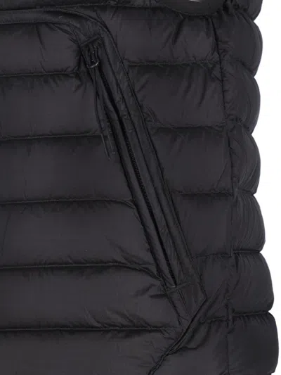 C.p. Company Quilted Puffer Gilet - Black In Black