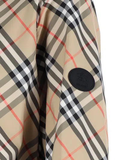 Burberry Women Archivio Check Waterproof Jacket