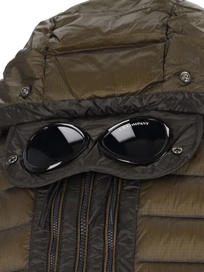 C.p. Company Piumino Imbottito In Brown