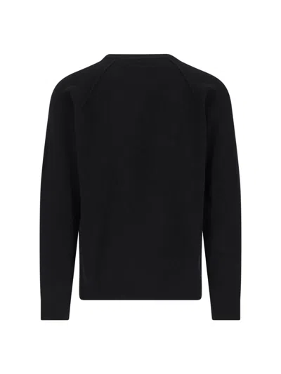 C.p. Company C.p.company Wool Crewneck Sweater In Black