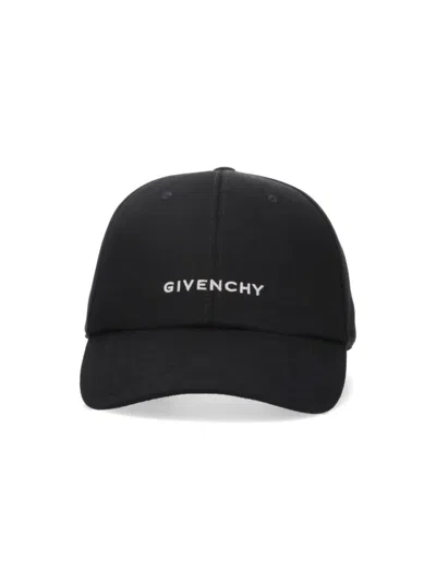 Givenchy Round Visor Cap With Embroidered Logo