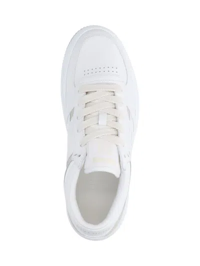 Givenchy G Move White Low Top Sneakers With Logo Detail On The Side In Leather Man
