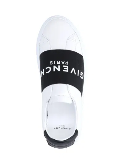 Givenchy Slip-on Sneakers With Black Band Logo Detail