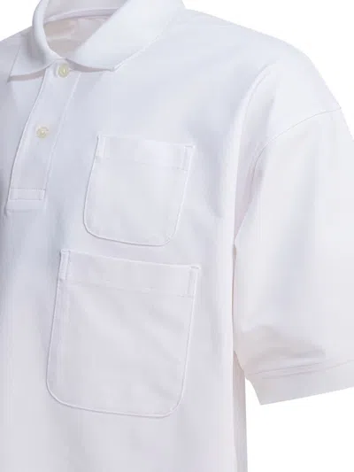 Daiwa Pier39 Daiwa Pier 39 Polo Shirt With Two Pockets In White