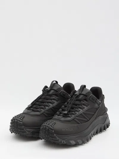 Moncler Men Trailgrip Gtx Mesh And Leather Sneakers In Multi