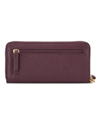 Nine West Lockup 9s Zip Around Wristlet